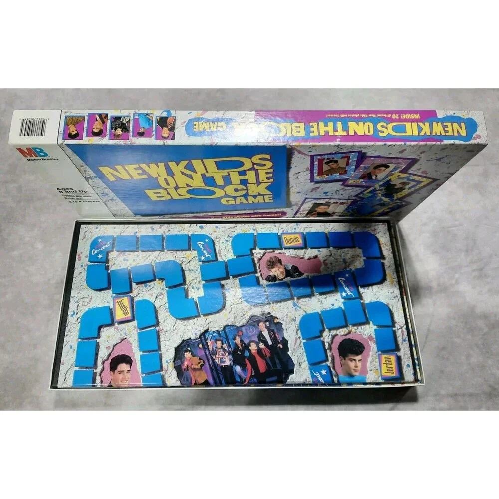 New Kids On The Block Vintage Milton Bradley Board Game - Cards Not Punched Out